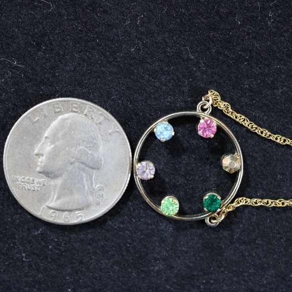 14K GF Vintage Gold Filled Pendant Chain - Picture 4 of 7